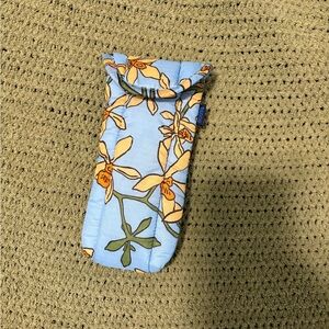Baggu glasses case/pouch Orchid pattern